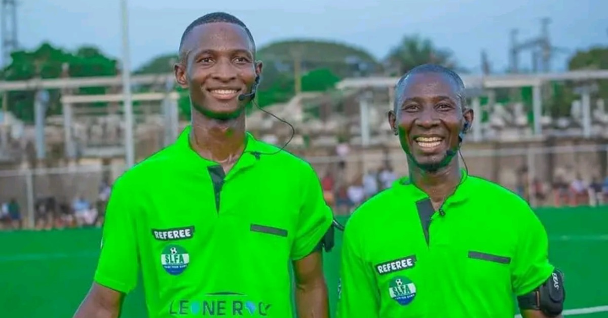 Historic Moment in Sierra Leone as Father And Son Officiate Premier League Match
