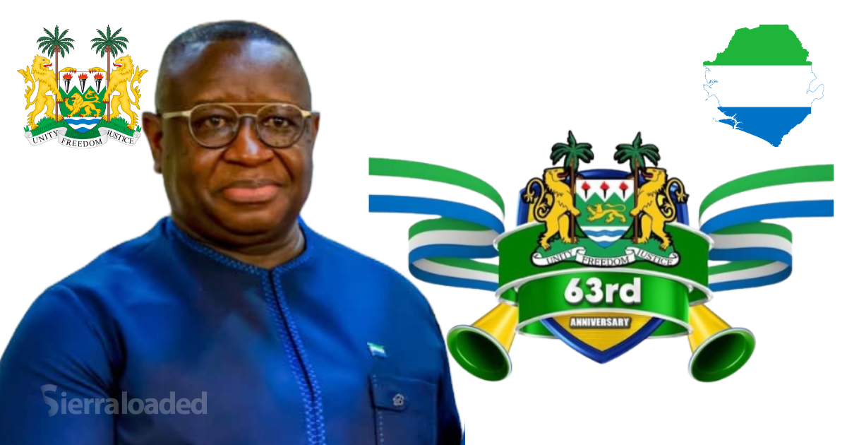 Government of Sierra Leone Announces Schedule For 63rd Independence Anniversary