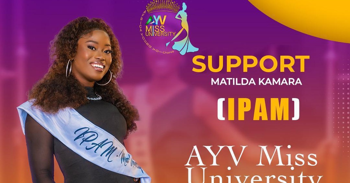 AYV Miss University 2023/2024: Meet Raymonda Yeama Brown, Contestant From IPAM