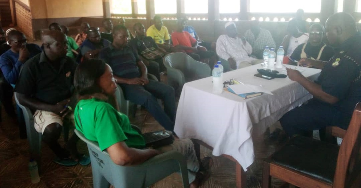 Joint Security Operatives Discusses Security Issues in Moyamba District
