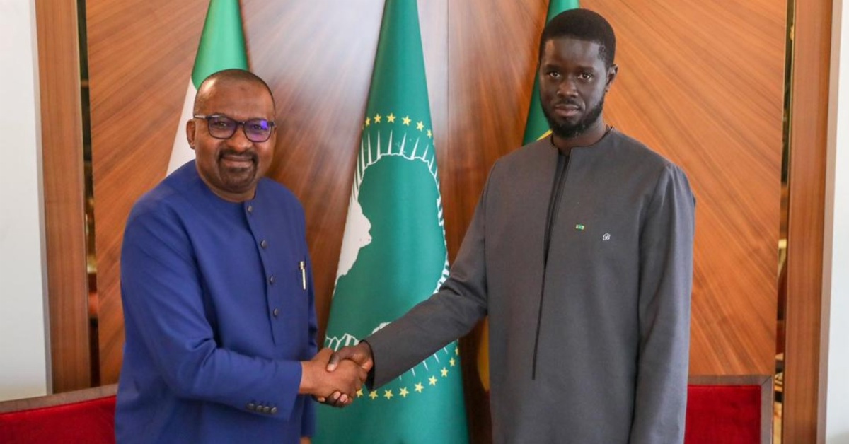 VP Juldeh Jalloh Meets With Senegal President Bassirou Diomaye Diakhar Faye