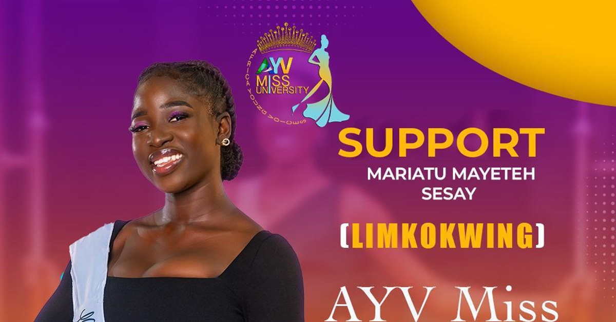 AYV Miss University 2023/2024: Meet Mariatu Mayeteh Sesay, Contestant From LIMKOKWING University