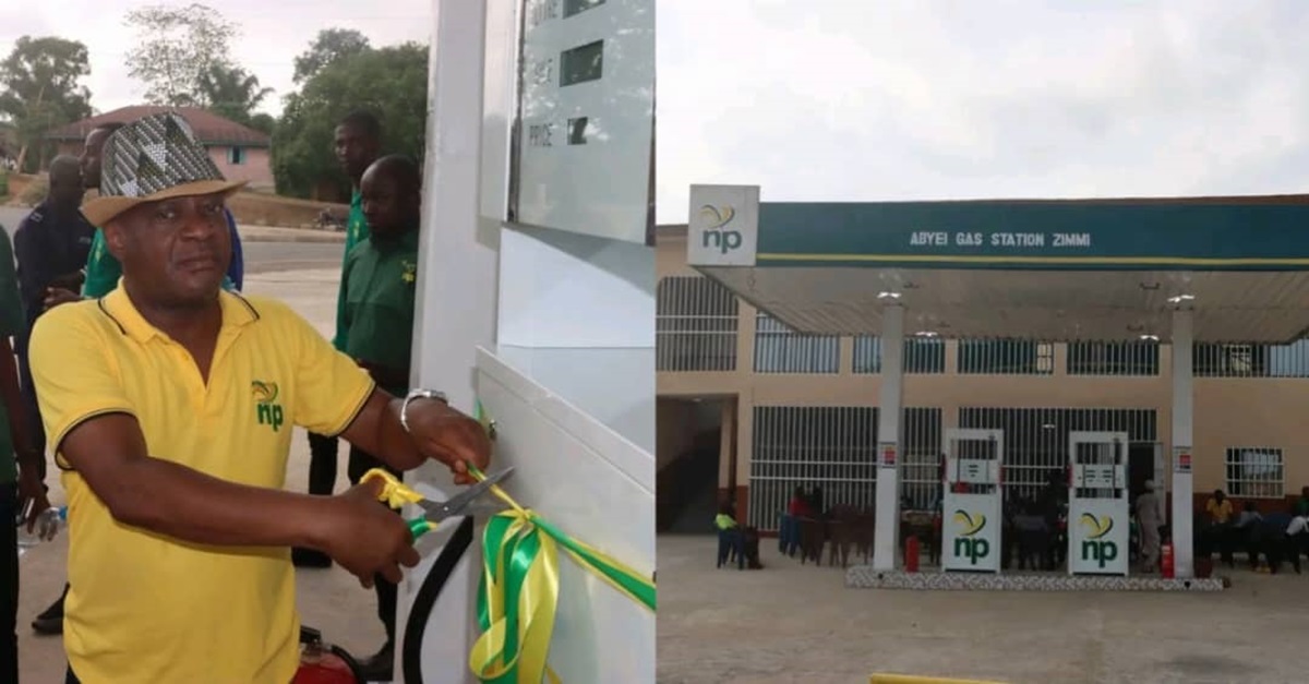 NP SL Ltd Commissions First Fuel station in Zimmi, Pujehun District