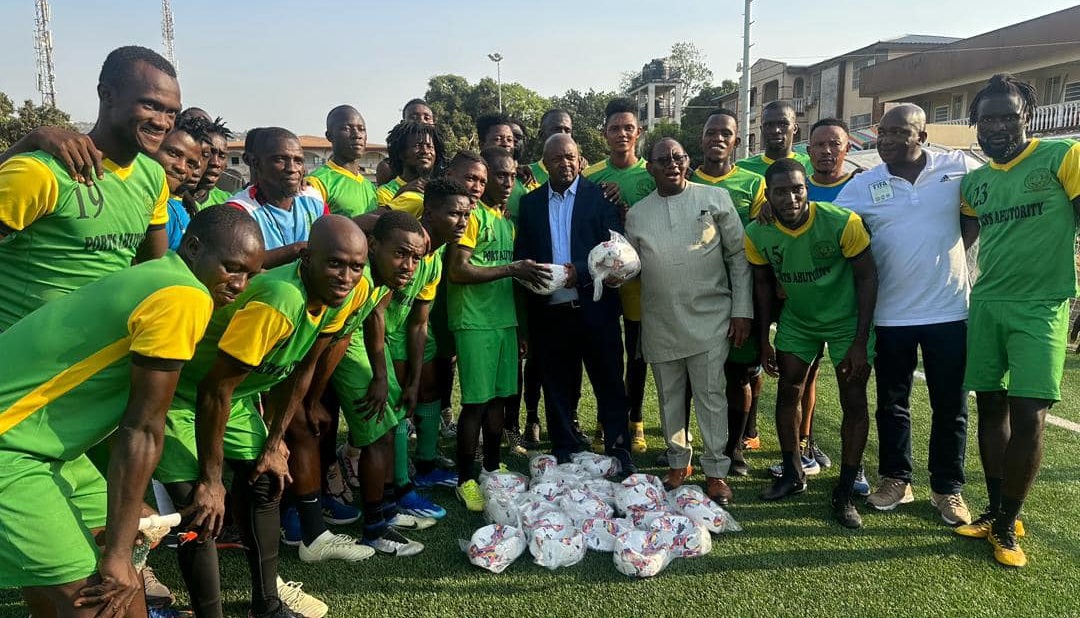 Ports Authority FC Receives Uplifting Visit From SLFA President Following Tragic Loss of Head Coach