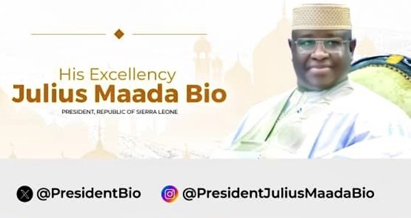 President Bio Extends Eid Al-Fitr Wishes to Sierra Leonean Muslims