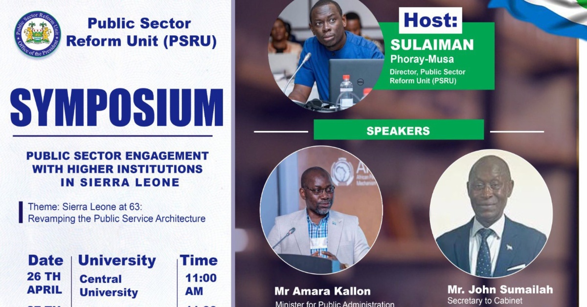 Public Sector Reform Unit Initiates Nationwide Symposiums for Universities