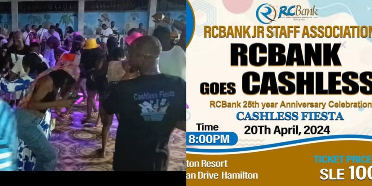 Ahead of 25th Anniversary of Banking Excellence in Sierra Leone, RCBank Junior Staff Host Cashless Fiesta Party