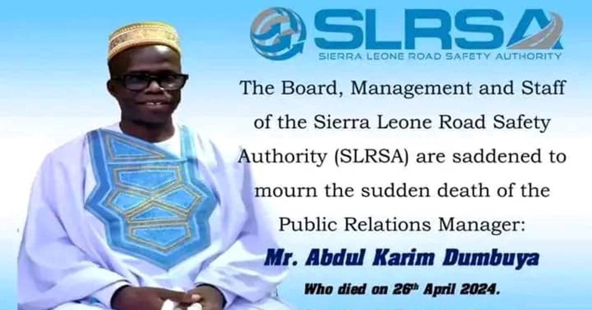 SLRSA Public Relations Officer Passes Away in a Tragic Accident