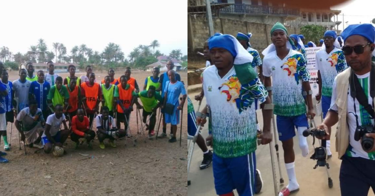 Sierra Leone’s Amputee Football Team Gears Up For 2024 Africa Nations Cup in Cairo