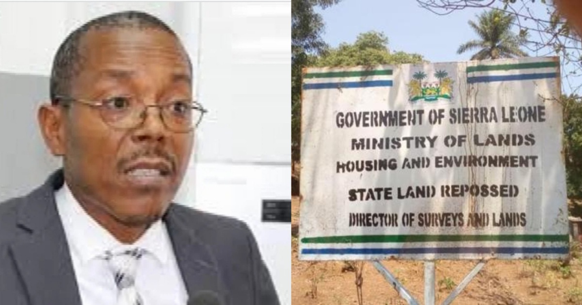 Ministry of Lands Allocates 4,182 Town Lots to Sierra Leoneans Over Three Years Period
