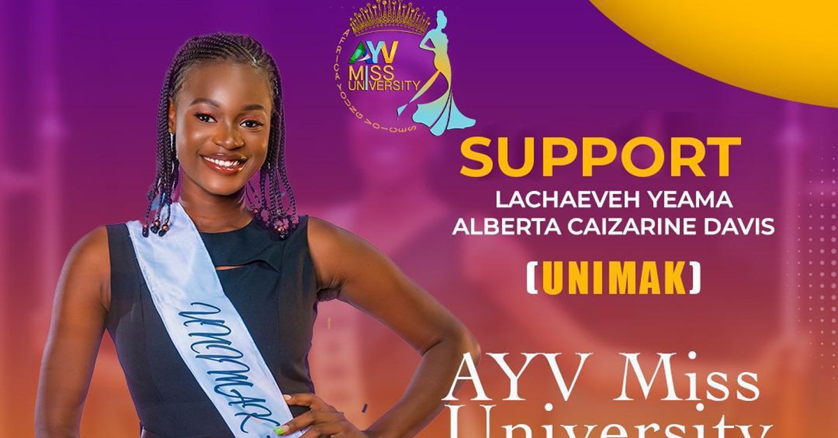 AYV Miss University 2023/2024: Meet Lachaeveh Davies, Contestant From UNIMAK