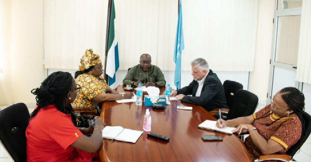 UNDP Wraps Up Successful Talks with EU Head on Rural Development in Sierra Leone