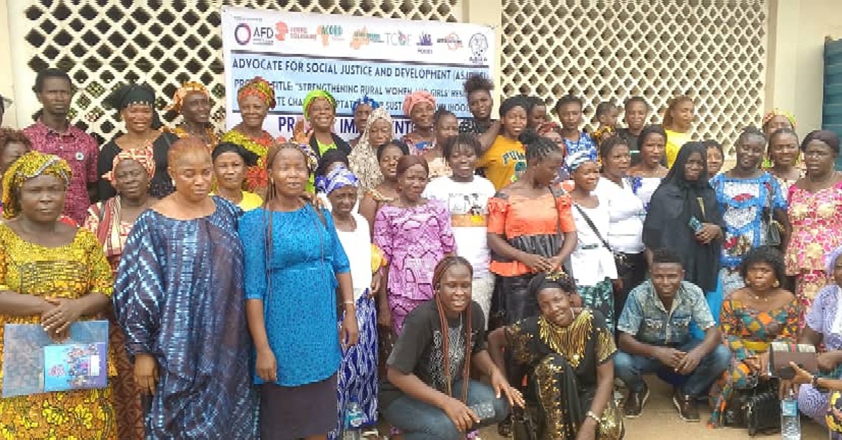 ASJD And Others Host Climate Change Adaptation Training Session For Women And Girls in Kono