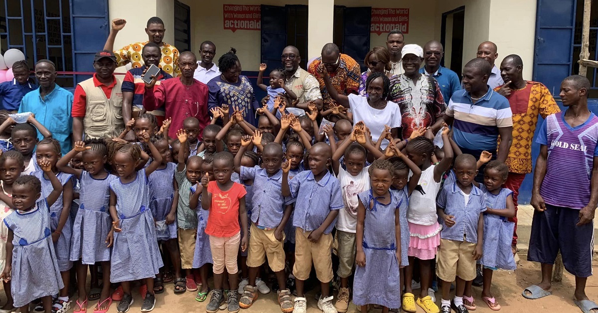 New School Facilities Provided to Kamakonie And Makump Bana Communities