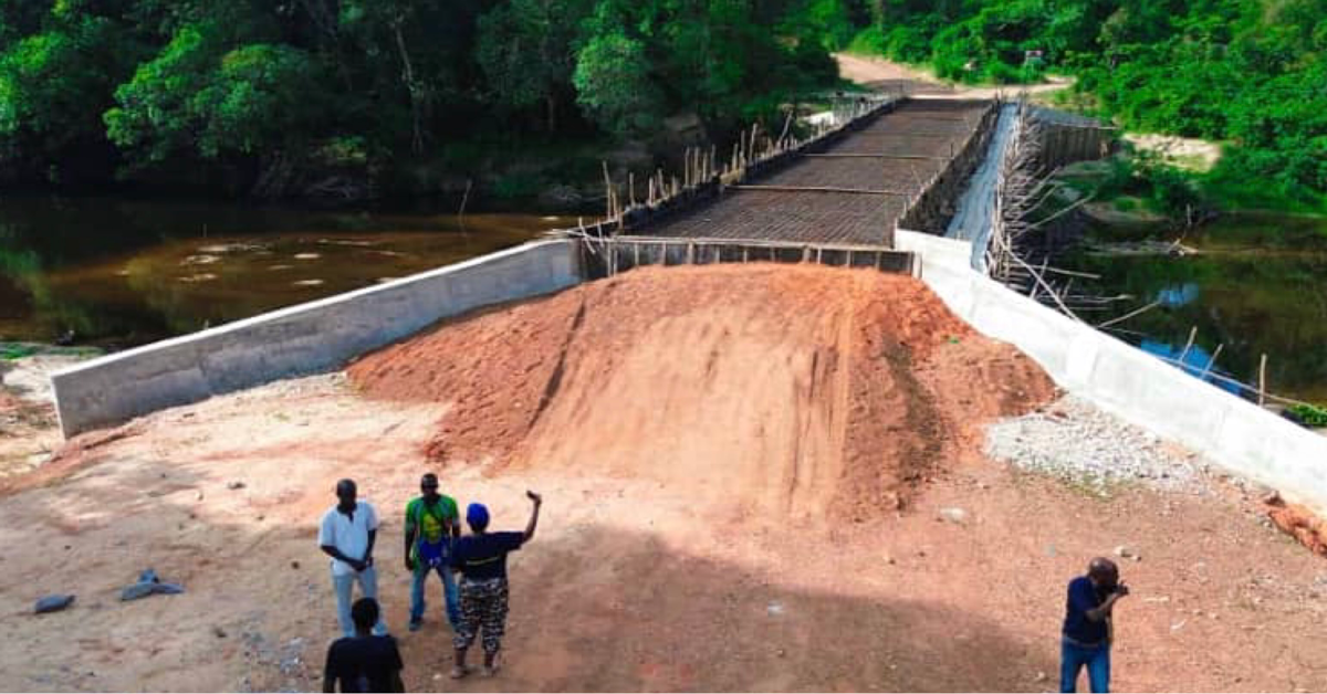 German Government Connects Gbesseh And Sando Chiefdoms in Kono With 64.9 Meters Bridge