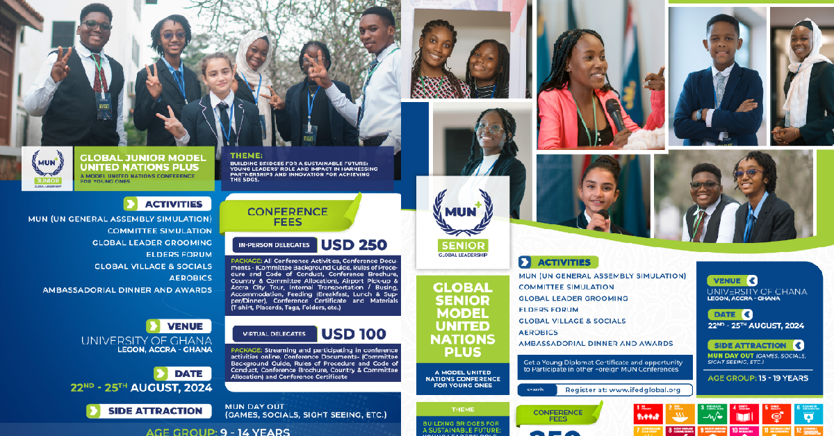 Set Your Child on The Path of Global Leadership With GJ&S-MUN Conference in Ghana