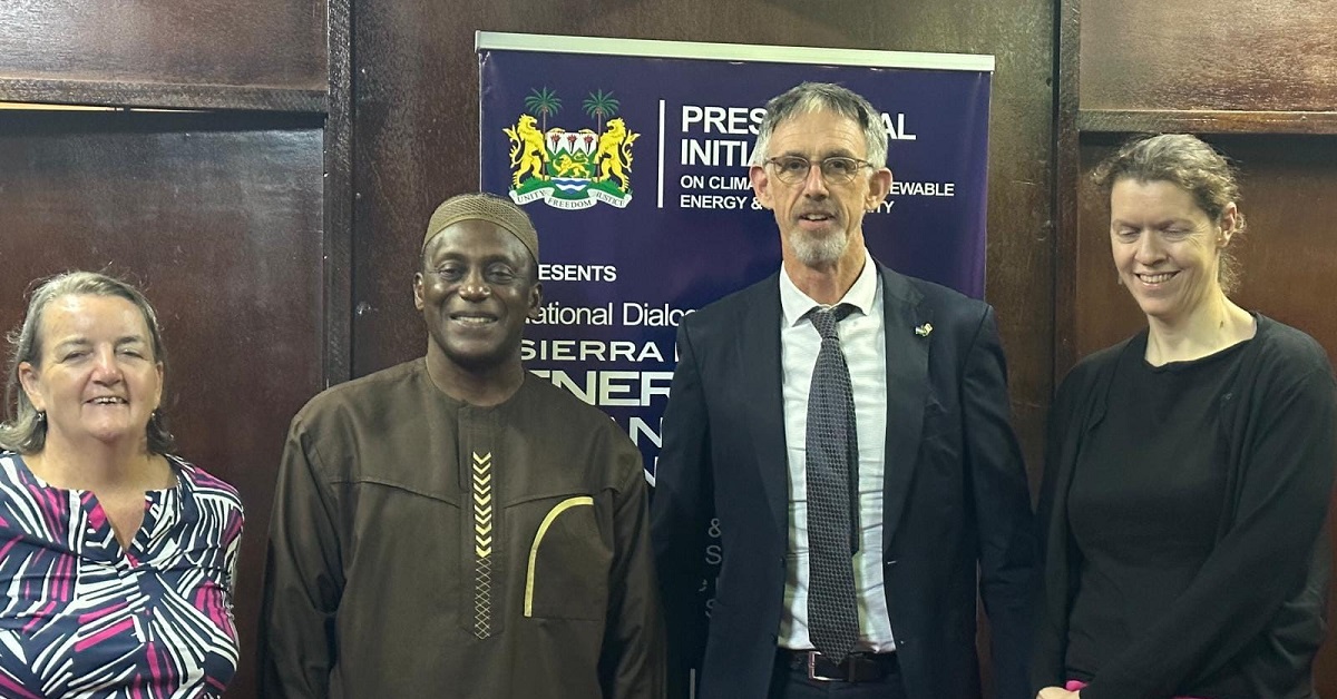 Kandeh Yumkella Hosts Irish Climate Envoy to Boost Clean Cooking and Carbon Financing in Africa