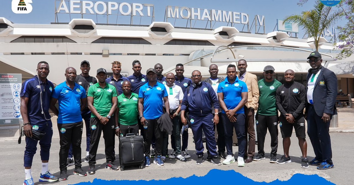 Leone Stars Delegation Arrives in Morocco For World Cup Qualifier