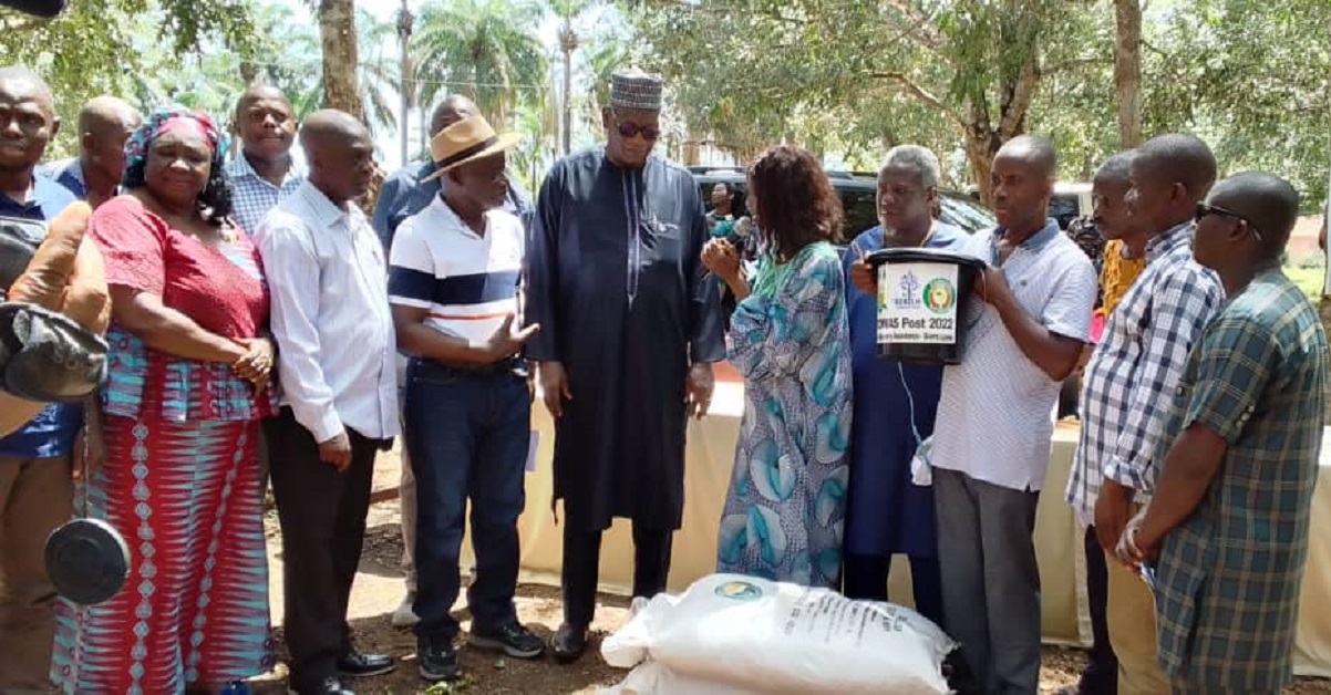 Minister of Planning Kenyeh Barlay Leads Aid Distribution to 280 Flood Victims in Moyamba District