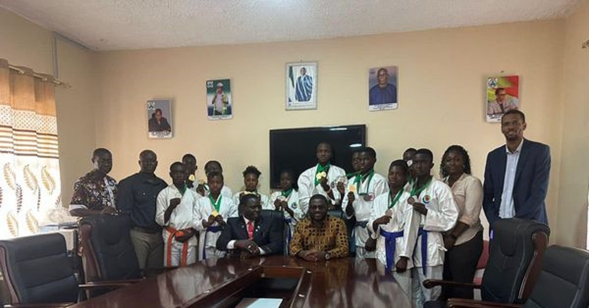 New NSA Chief Receives 40 Medals From Karate Federation
