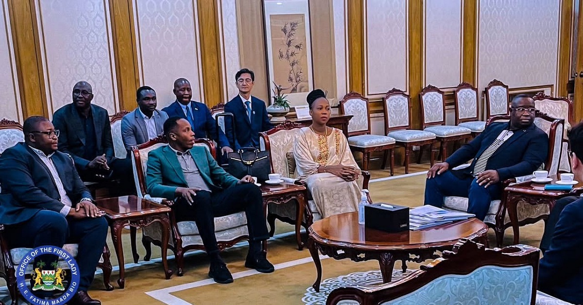 President Bio And Wife Arrive in Korea Ahead of 2024 Korea-Africa Summit