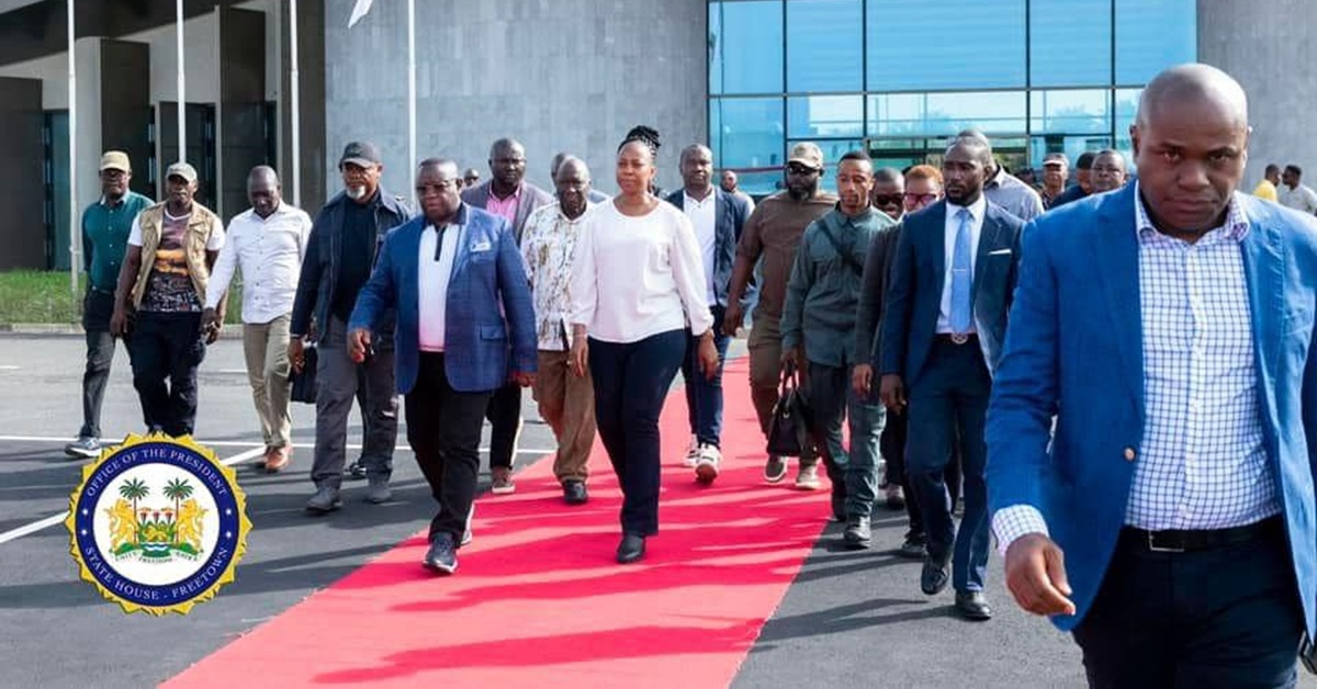 President Bio And Wife Departs For First Korea-Africa Summit