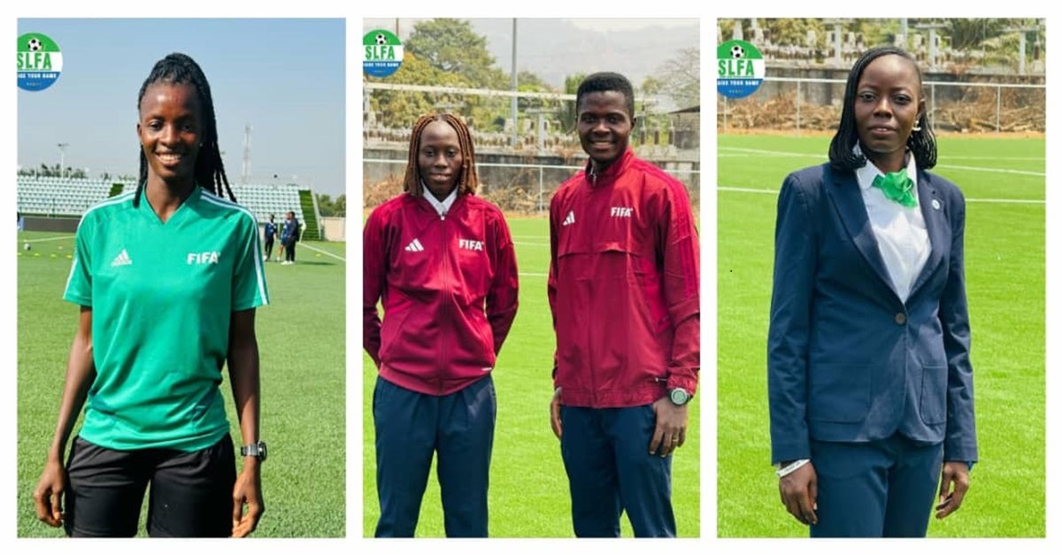Sierra Leonean FIFA-Badged Referees Depart For Senegal And Egypt