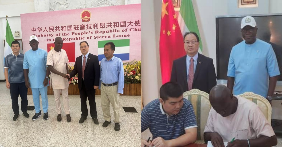 Chinese Embassy Disburses Nle 350,000 For Construction of New Footbridge in Bo