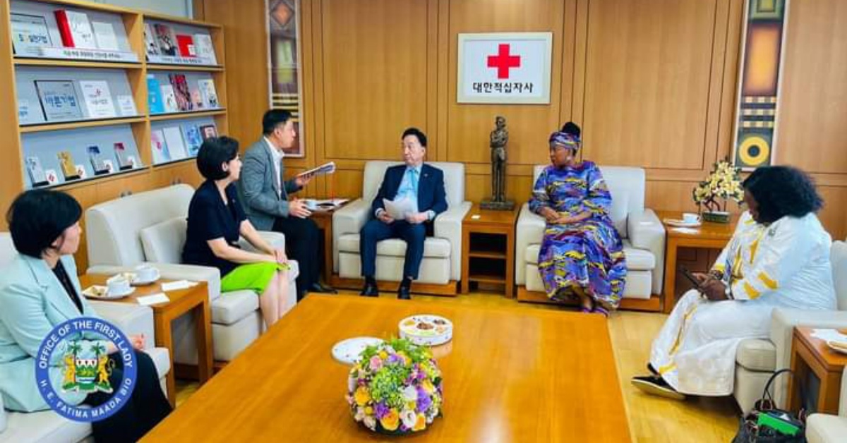 First Lady Fatima Bio Meets With Korean Red Cross Leaders
