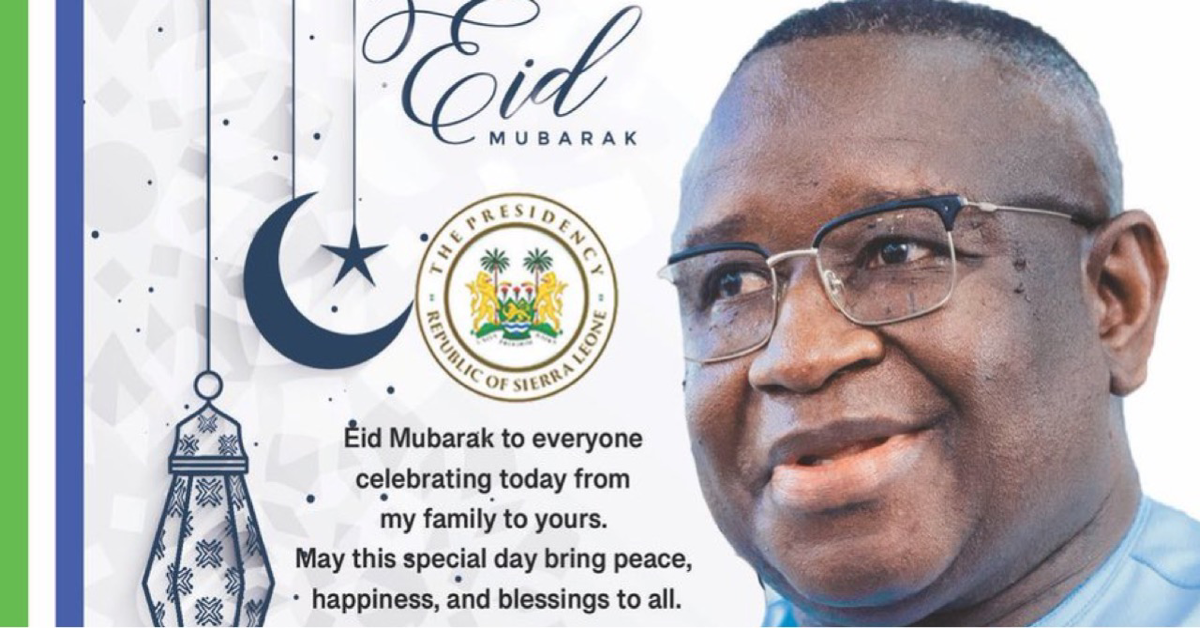 President Bio Celebrates Eid, Day of The African Child And Father’s Day With Heartfelt Message