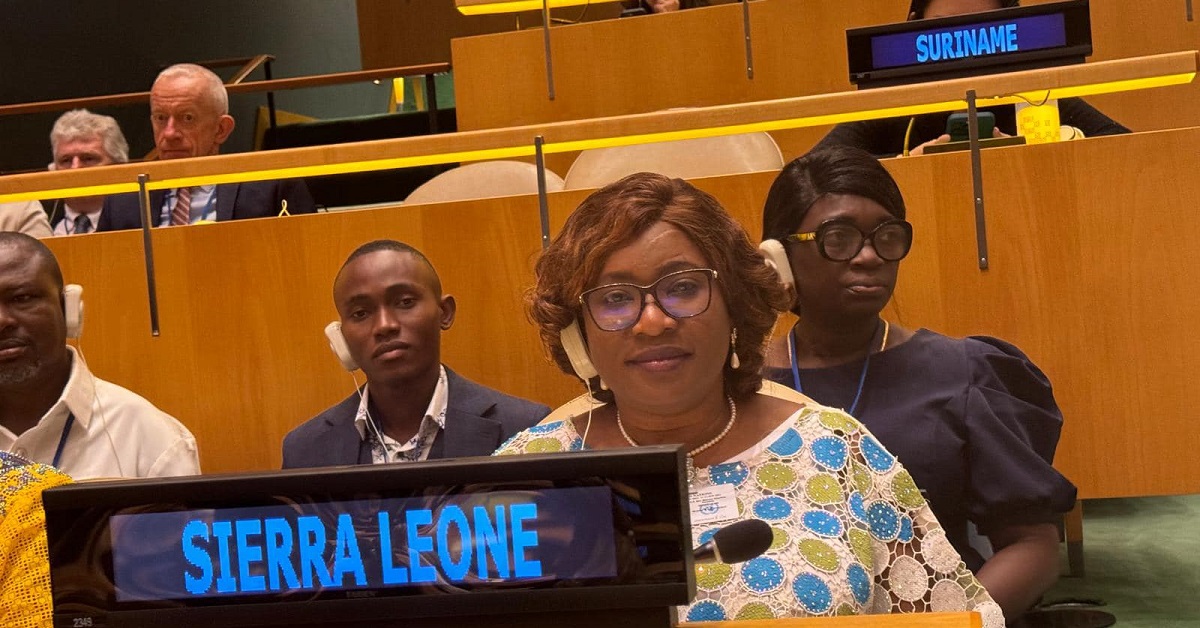 Minister of Social Welfare Melrose Karminty Attends UN Conference on Rights of Persons With Disabilities