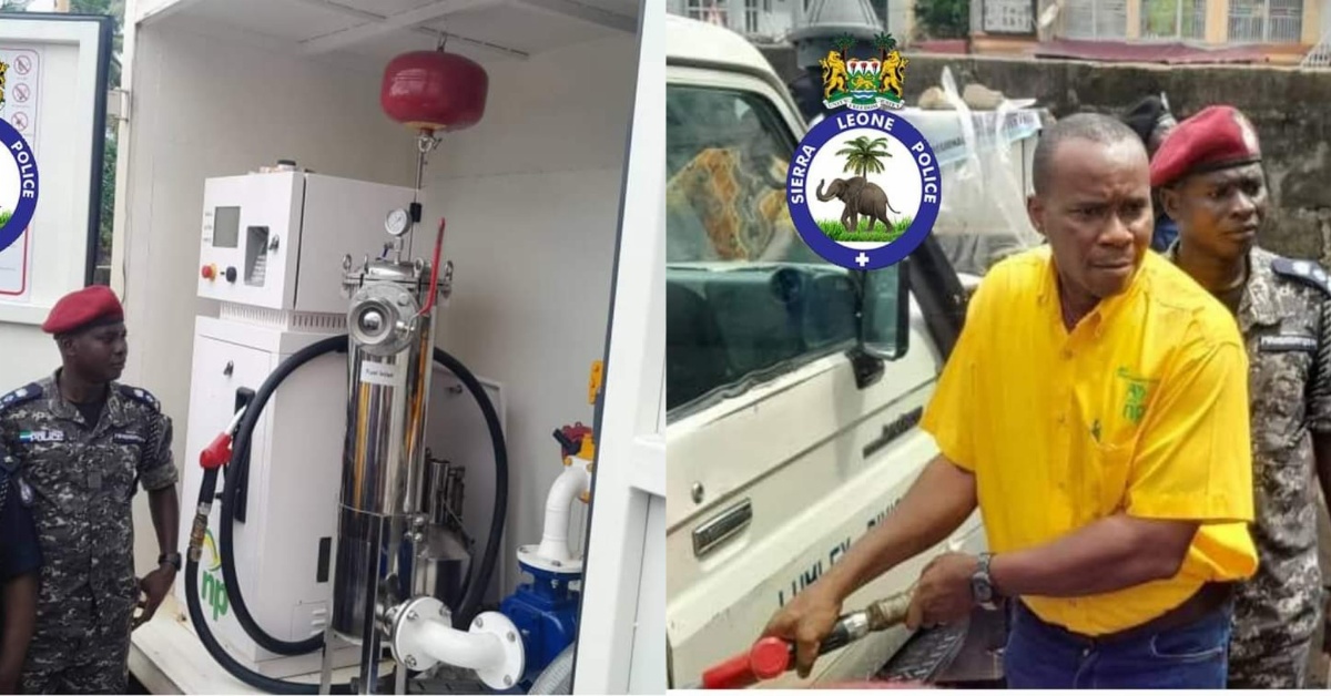 Sierra Leone Police Launches Mobile Filling Stations to Boost Operational Readiness