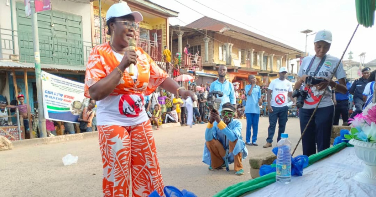Police Wife Association President Launches Kush Awareness Campaign in Bo