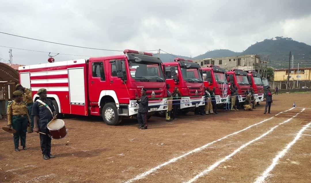 Sierra Leone Acquires 5 Brand New Fire Engines to Boost Firefighting Capabilities