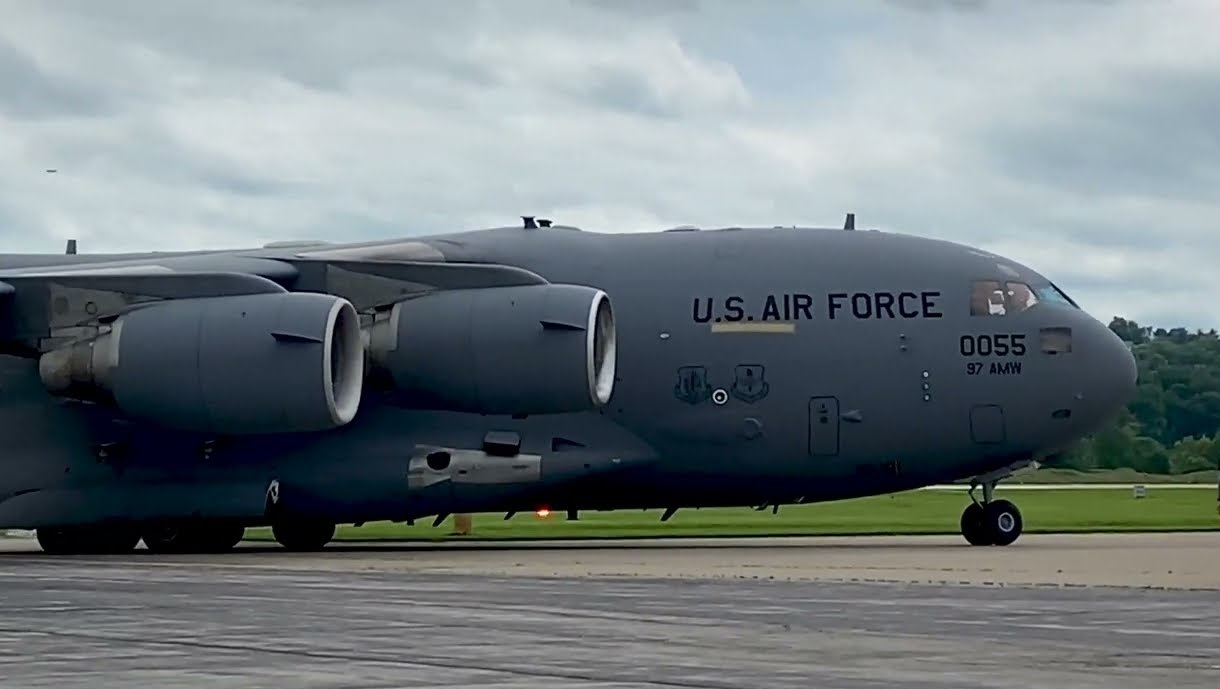 U.S. Military Aircraft Spotted at Freetown International Airport