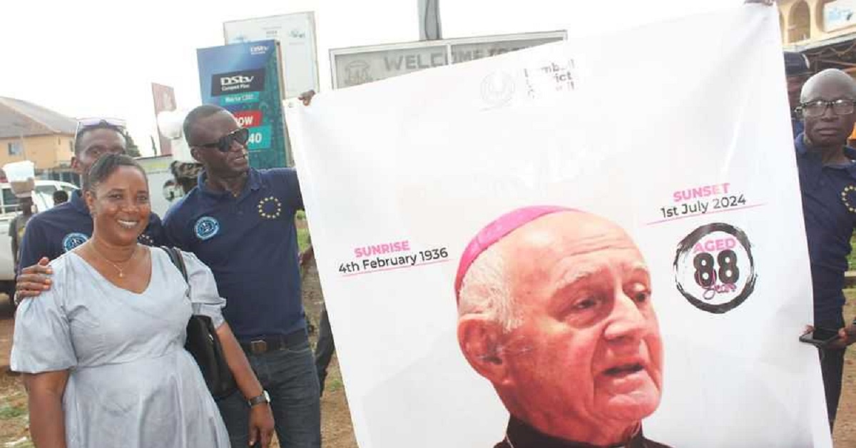 Bishop Emeritus George Biguzi Laid to Rest in Makeni