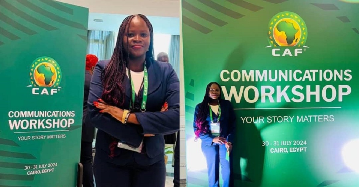 Sierra Leonean Female Sports Journalist Participates In CAF Communications Training in Egypt