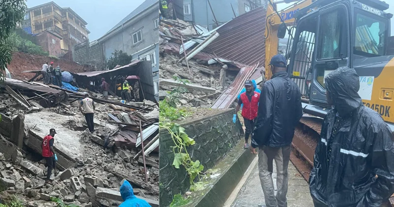 Four Storey Building Collapses in Freetown