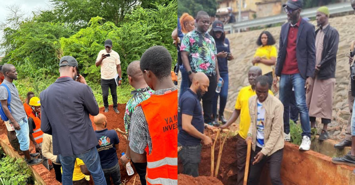 Freetown City Council Begins Construction of Cemetery And School Perimeter Walls