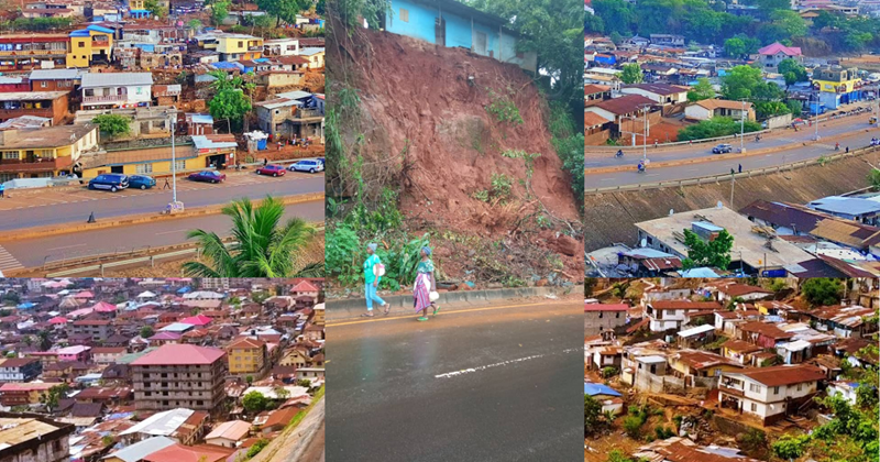 Concerned Citizen Warns of Potential Landslide at Hill Side Road Area