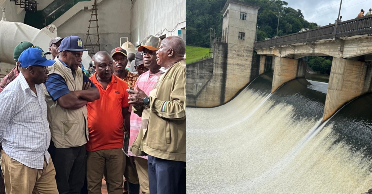 Kandeh Yumkella, Ministry of Energy Visit Dodo Hydroelectric Power Station, Assess Possibility of Expansion