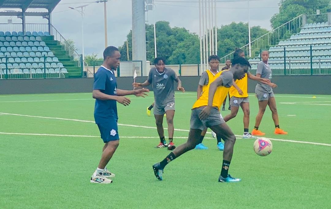 Double Champions Mogbwemo Queens Intensify Training Ahead of CAF Women’s Championship