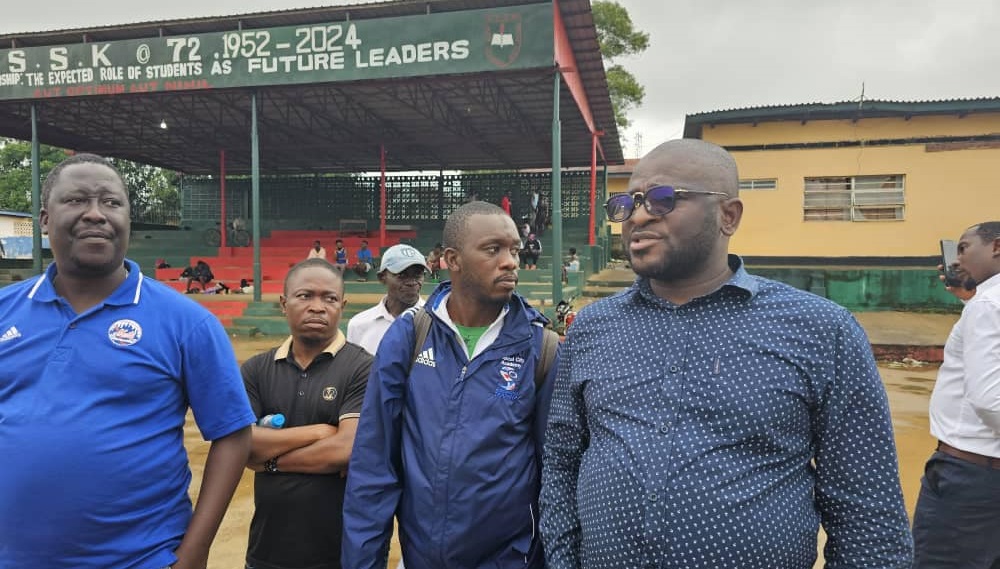 NSA Boss Challenges Kenema Old Students Association to Revamp School Sports Facilities