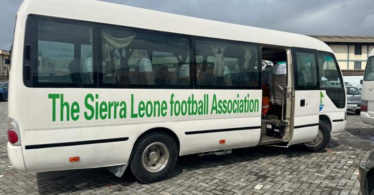 SLFA Unveils First Fleet of Buses to Boost Football Across Sierra Leone