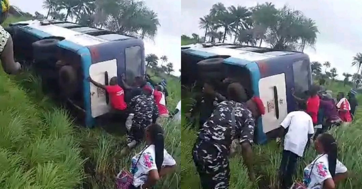 Sierra Star Bus Involved in Road Accident on Masiaka Highway