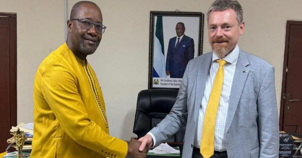Outgoing EU Ambassador Praises Sierra Leone Partnership in Farewell Visit to Labour Minister