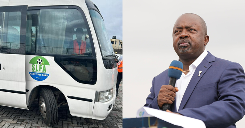 SLFA President Unveils Distribution Plan For Newly Acquired Buses And Motorbikes