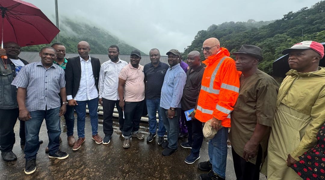 Journalists And High-Powered Government Delegation Tour Bumbuna Hydropower Facility