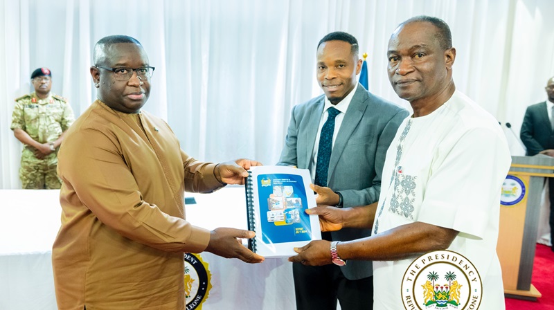 Tripartite Committee Delivers Electoral Reform Report to President Bio