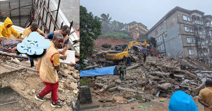 Two Confirmed Dead in Freetown Following Four-Storey Building Collapse